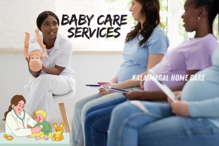 Kalaimagal Home Care in Coimbatore offers specialized baby care services. Our experienced caregivers provide expert care and support for new parents, ensuring the well-being and development of your baby in a nurturing and safe environment