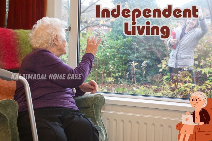 Kalaimagal Home Care in Coimbatore supports independent living for seniors with personalized home care services. Our compassionate caregivers assist with daily activities and medical needs, enabling elderly individuals to maintain their independence and live comfortably at home